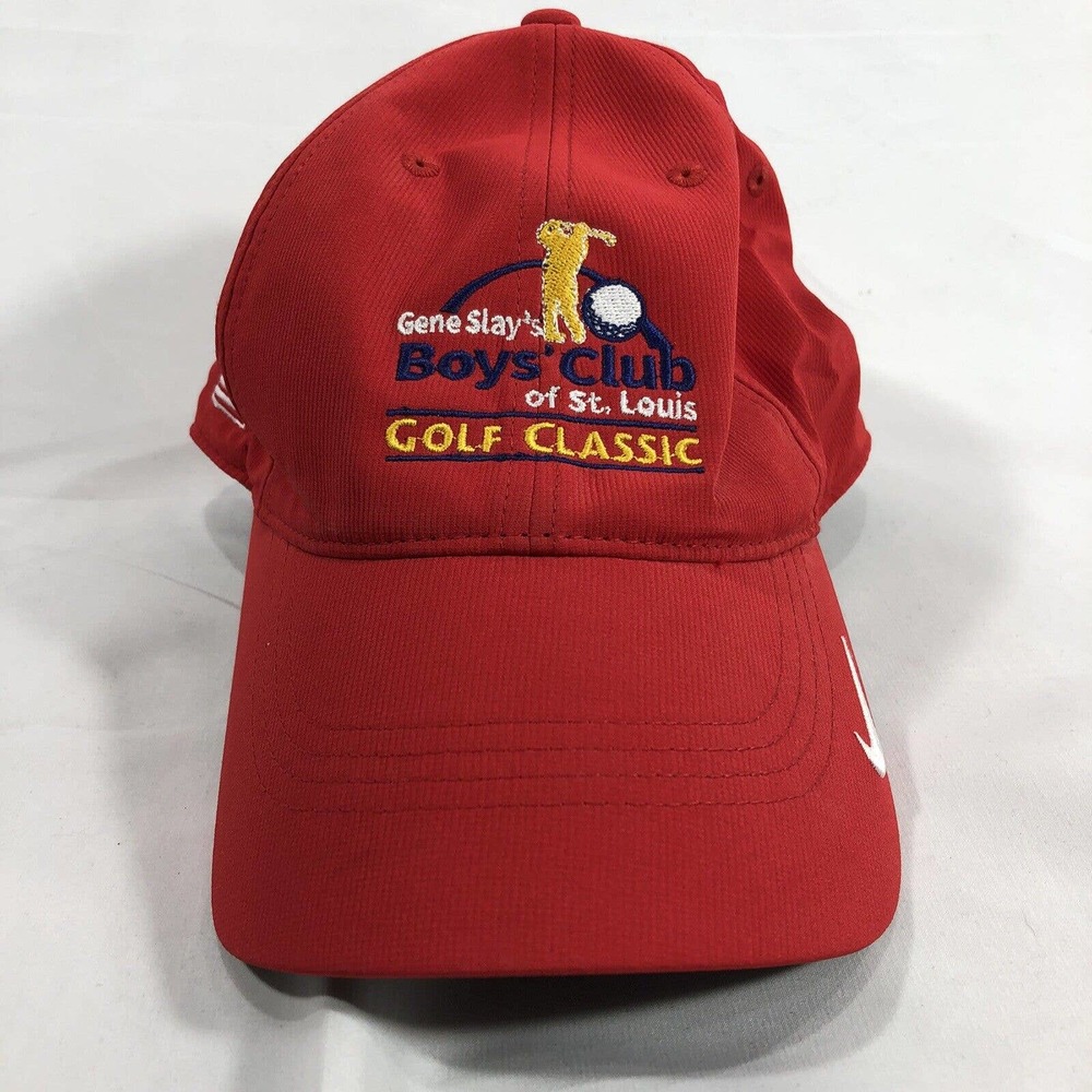 Gene Slays Boys Club Of St Louis Golf Classic Nike Hat Cap Adjustable OSFM Red
